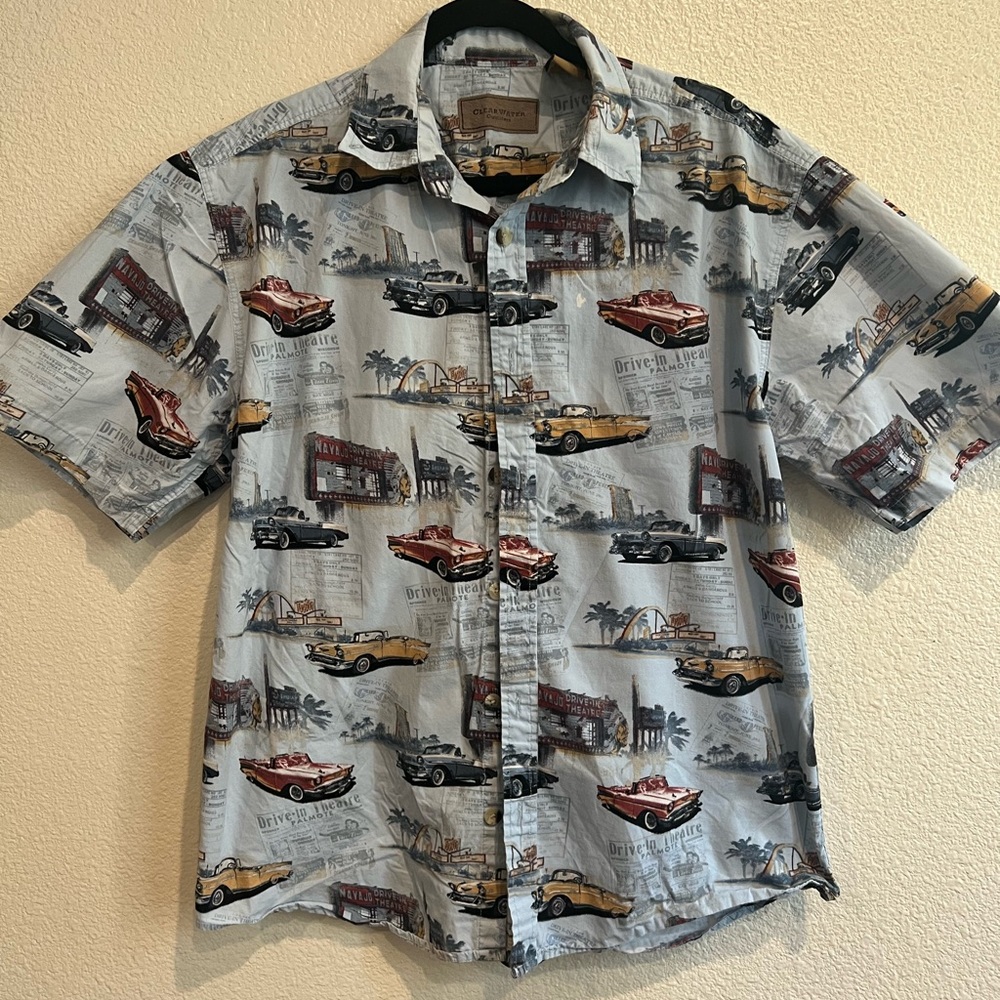 Clearwater Outfitters Classic Car Button Down shirt